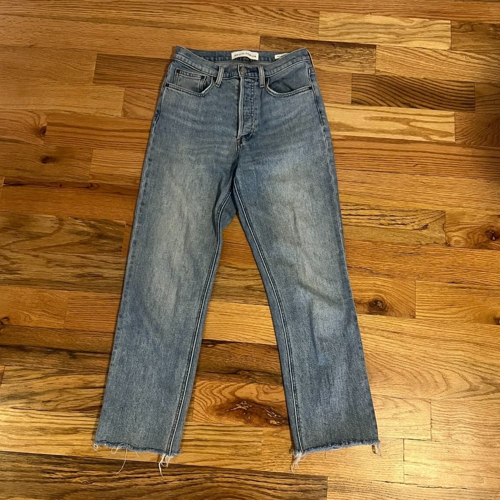 Aritzia Denim Forum Arlo High Rise Straight 28L Jeans